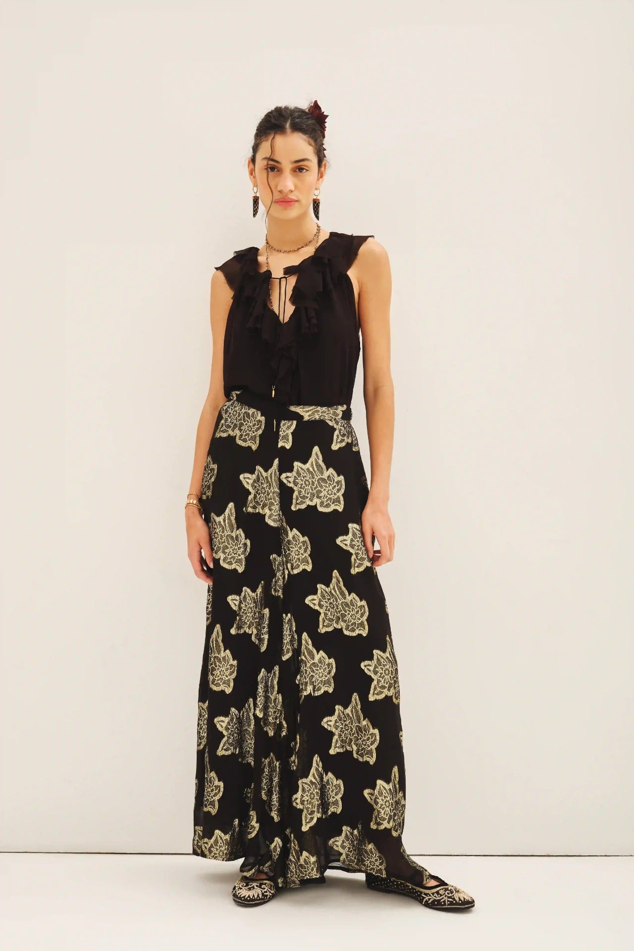 Pantalon pierre jacquard