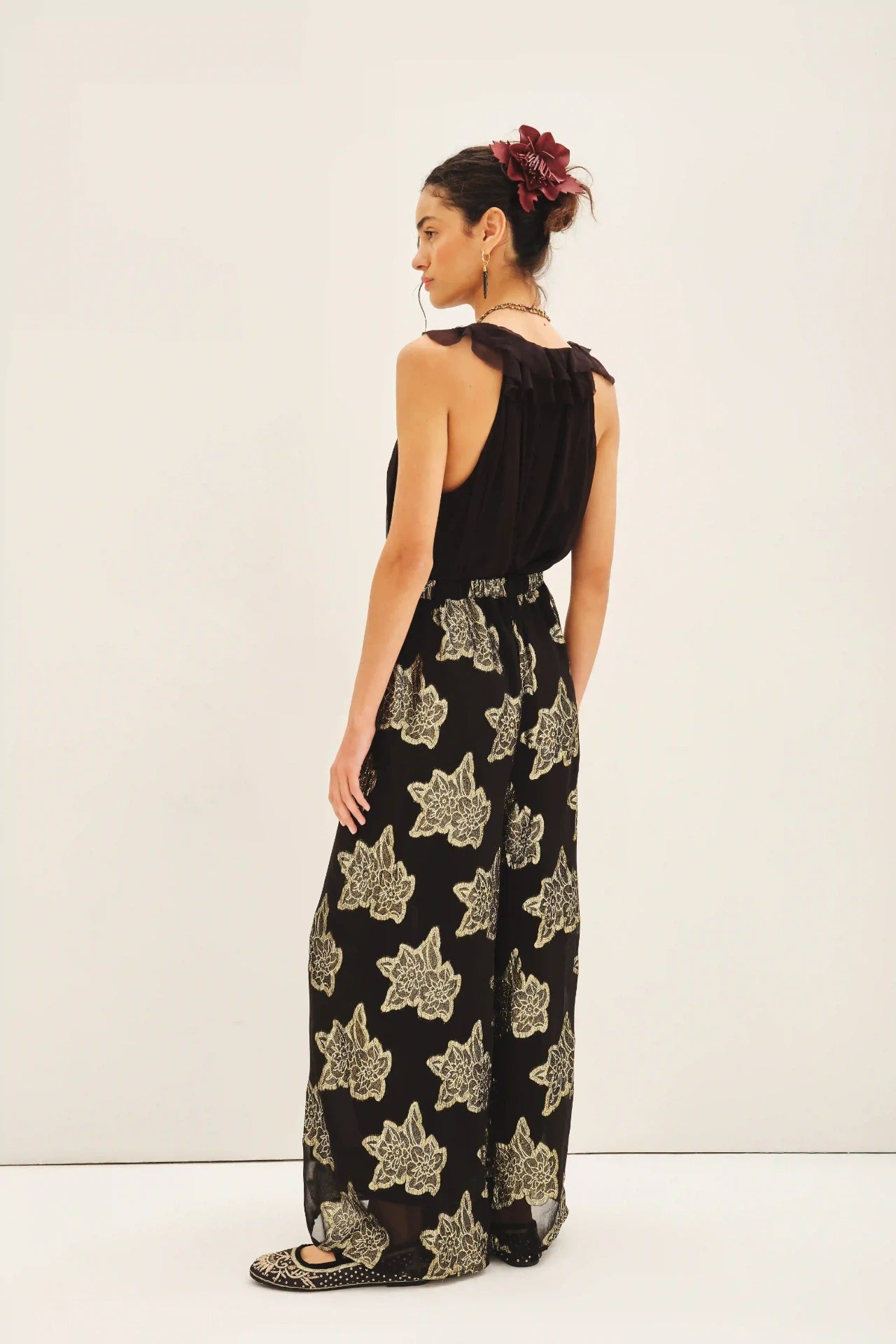 Pantalon pierre jacquard