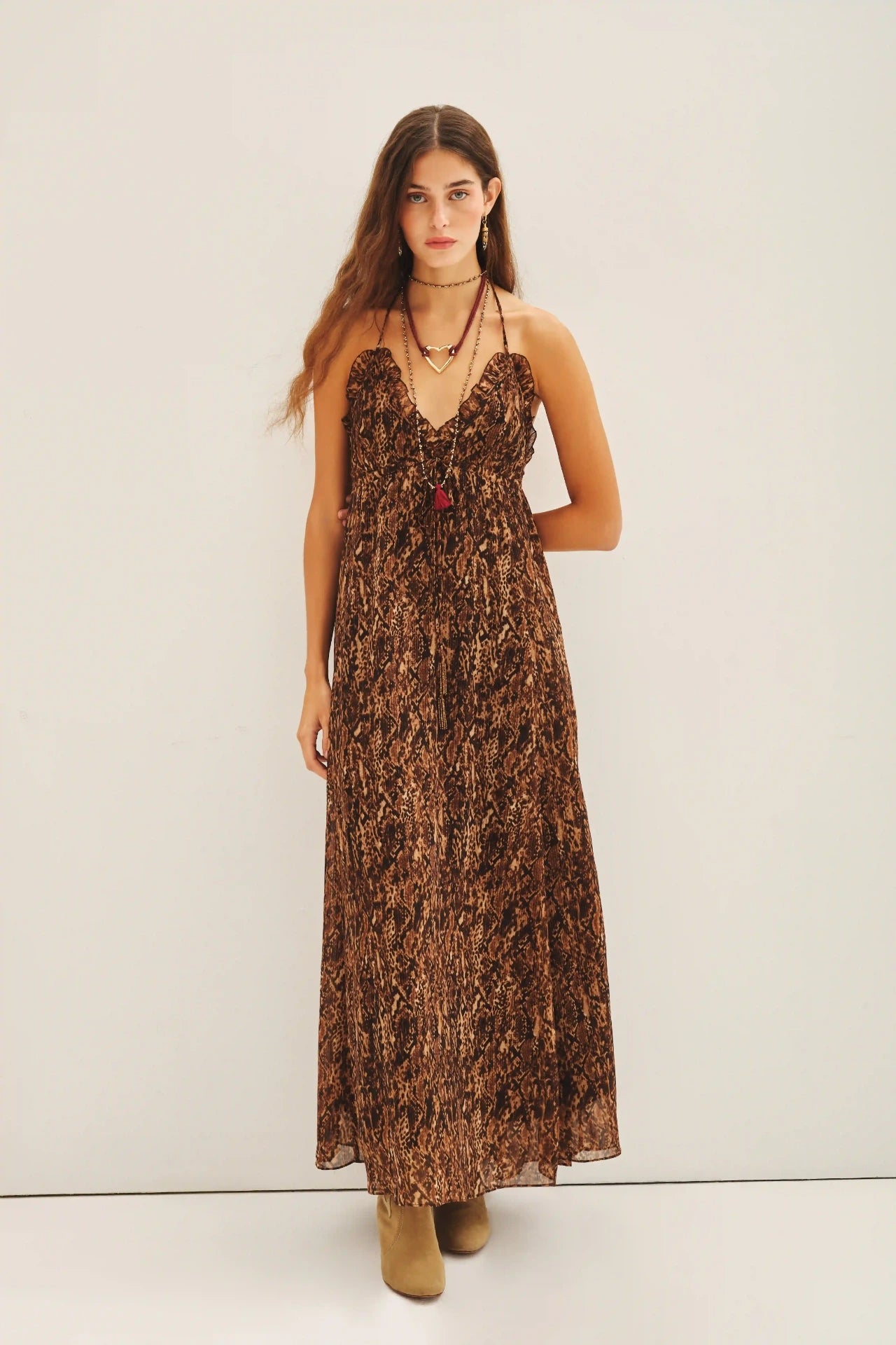 Vestido suki reptil