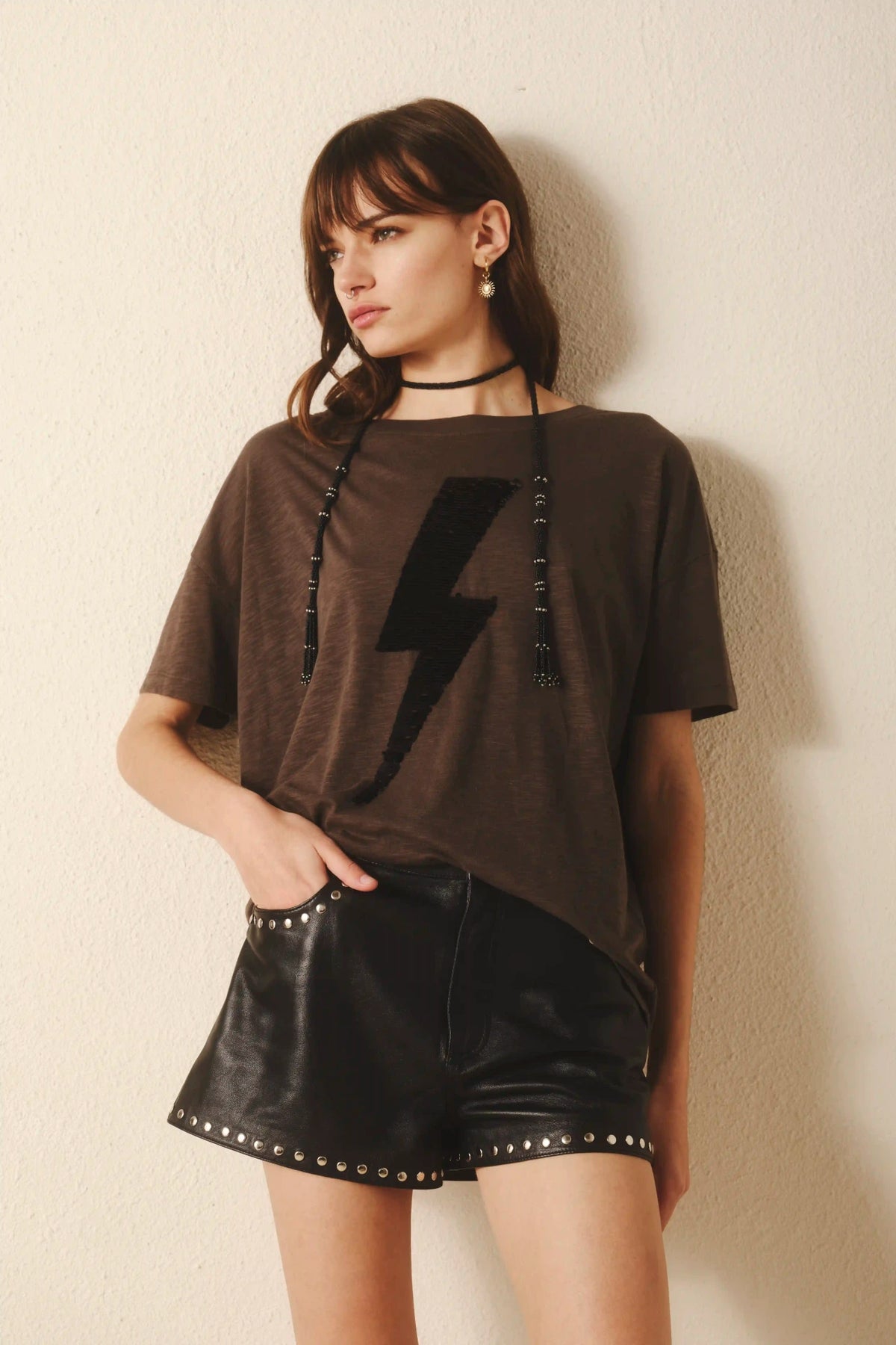 Short penny cuero
