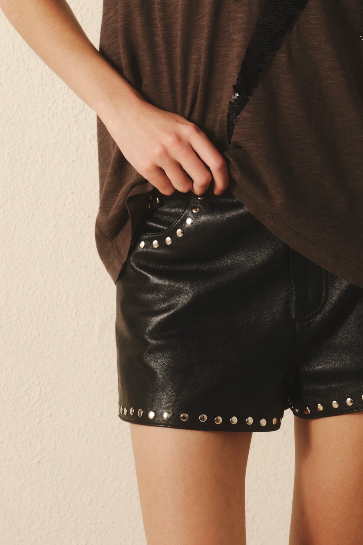 Short penny cuero