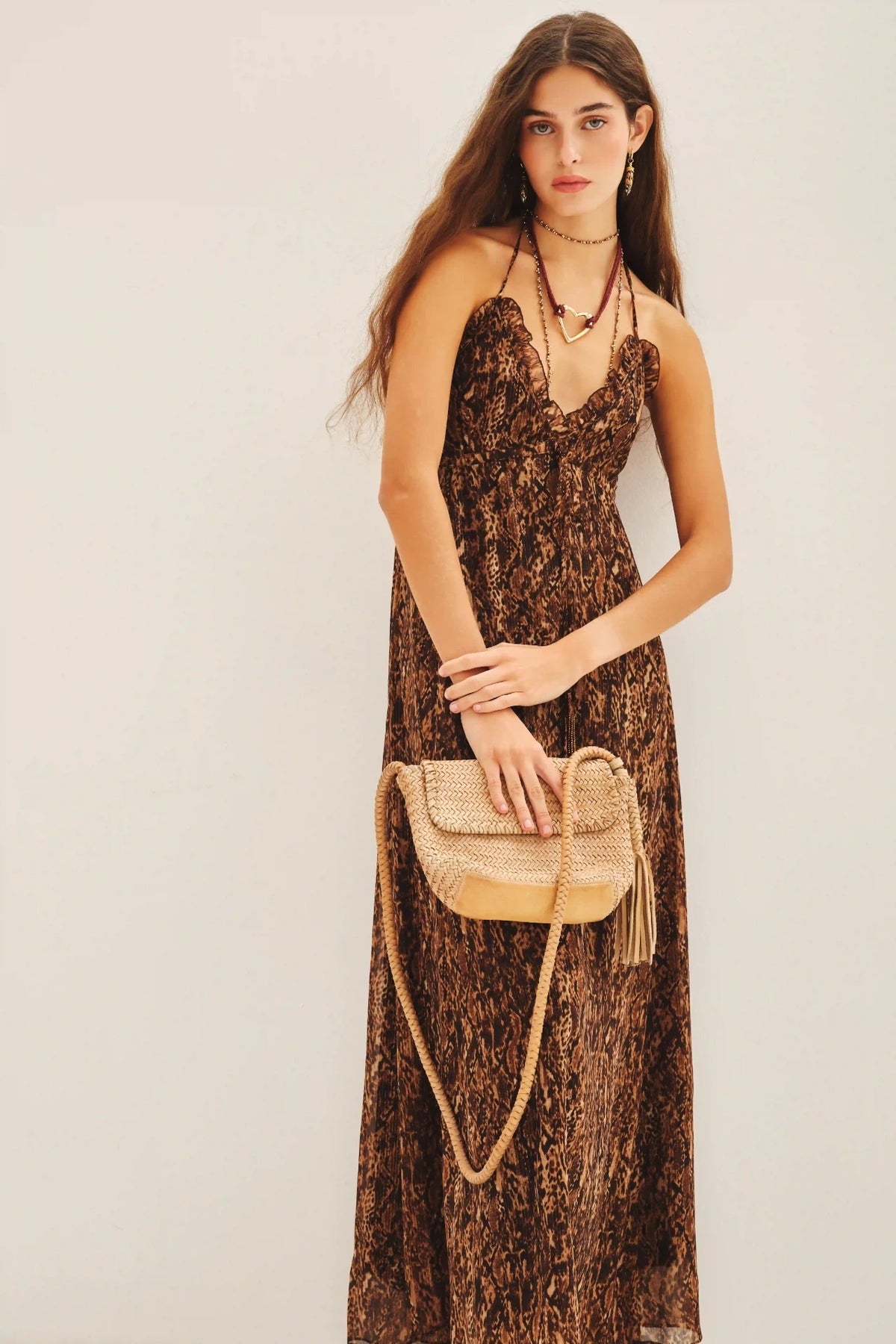Vestido suki reptil